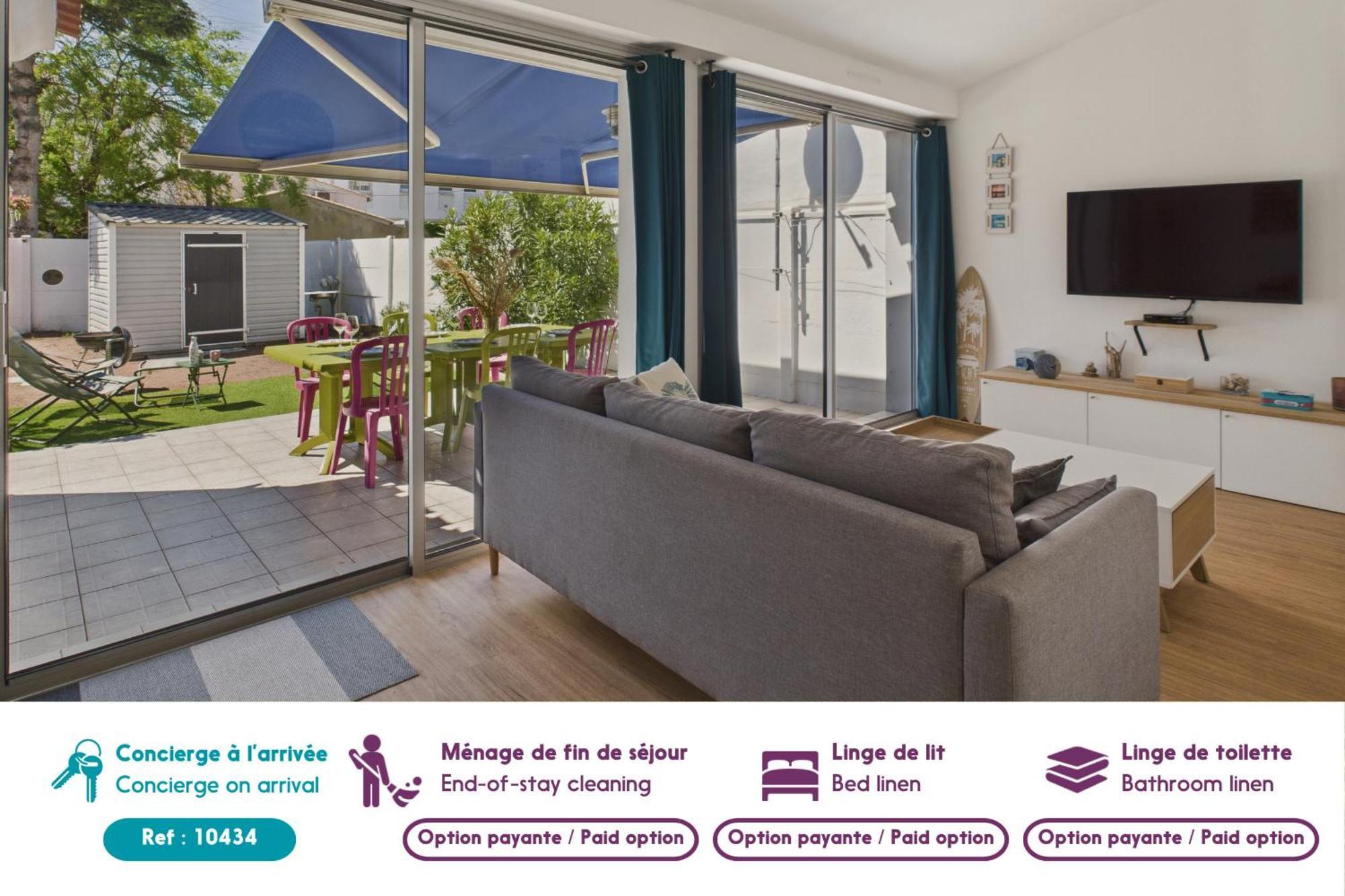 Entre Coeur De Ville Et Plage, Maison Pour 8 Saint Gilles Croix de vie Kültér fotó